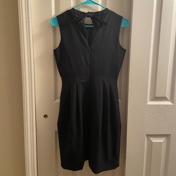 J CREW Navy Blue Sleeveless Sheath Dress - Picture 2 of 3
